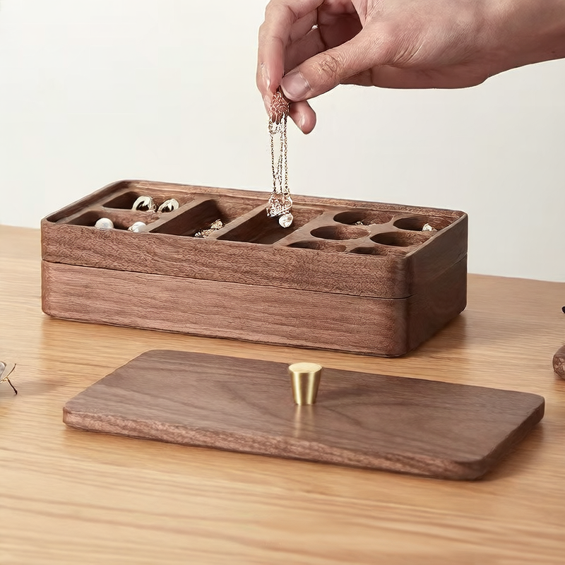 Wooden Jewelry Storage Box