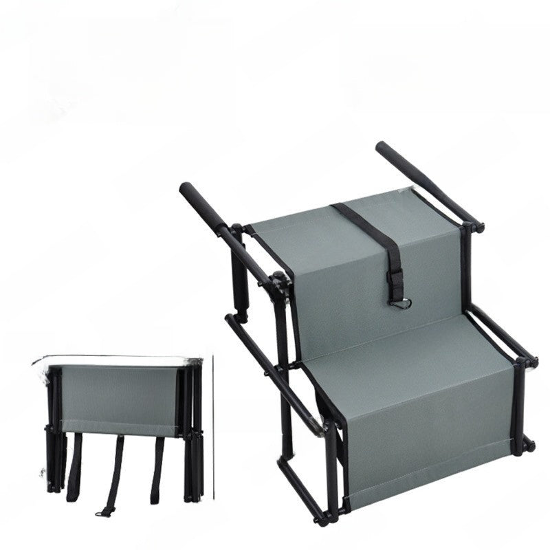 Outdoor folding storage vehicle