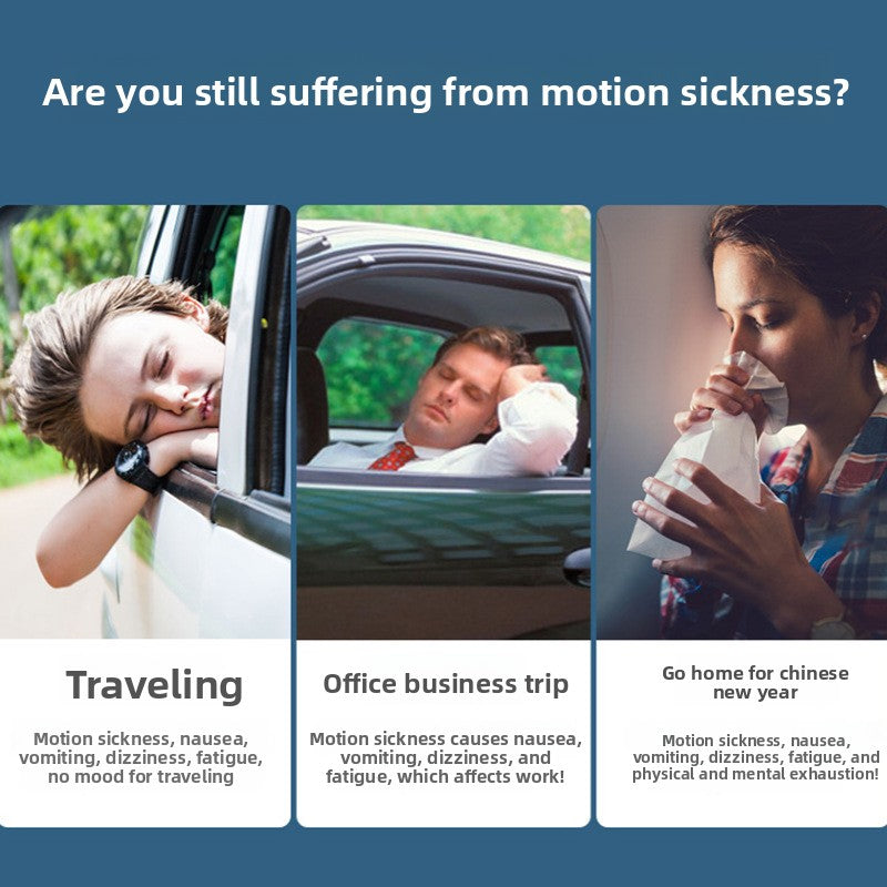 Foldable Anti-Motion Sickness Glasses for Travel