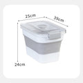 Pet Foldable Dog Food Bucket