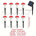 Solar Powered LED Garden Lights with Flower Design