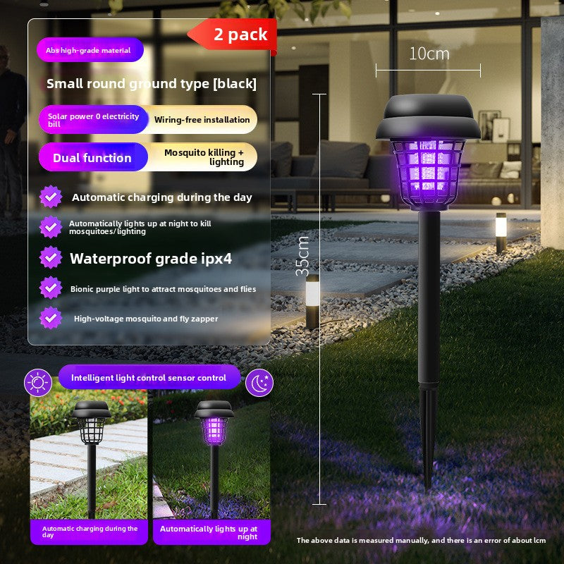 Lampada solare antizanzare per esterno da giardino