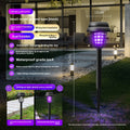Lampe solaire anti-moustiques pour jardin extérieur