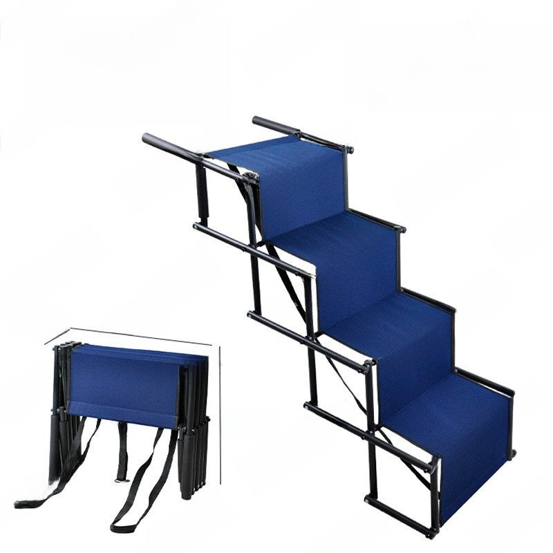 Outdoor folding storage vehicle