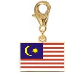 Stainless Steel National Flag Pendant Bracelet