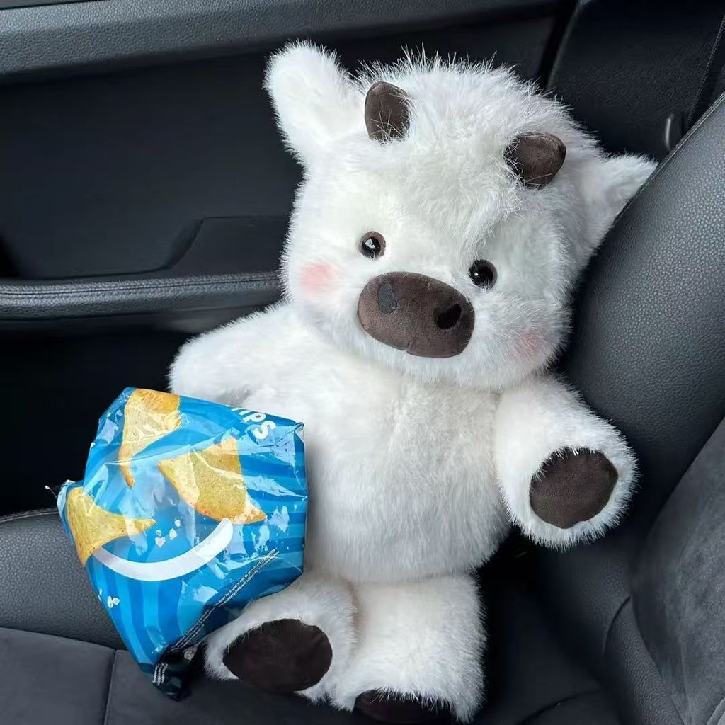 Vitello che corre in peluche