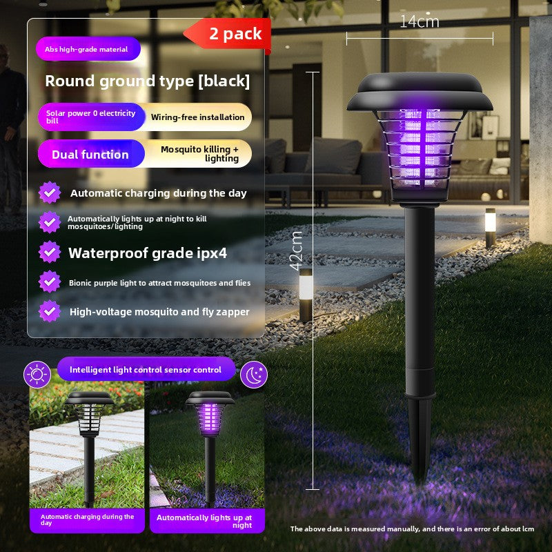 Lampada solare antizanzare per esterno da giardino