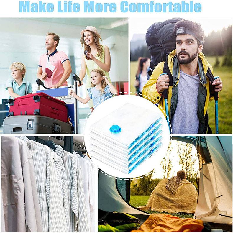 Vacuum Storage Bags for Comforters and Clothes (1/2/4 Pack)