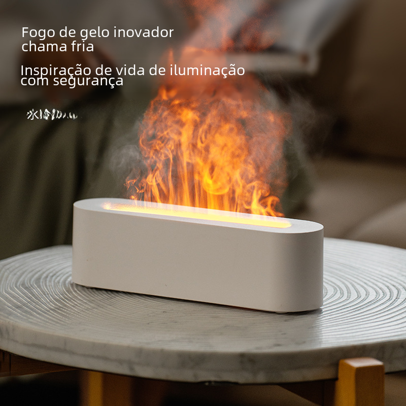 Creative Colorful Flame Aroma Diffuser and Humidifier