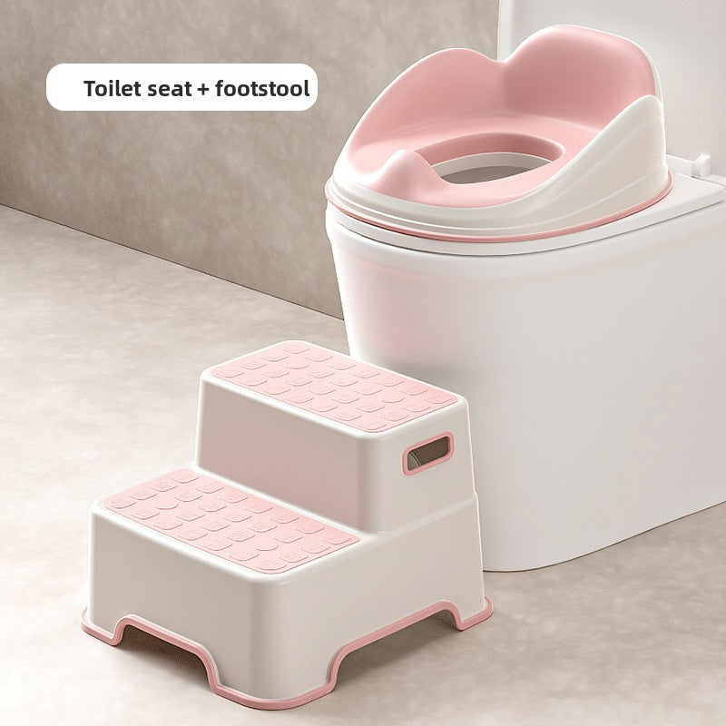 Children Plastic Toilet Training Ring with Splash Guard