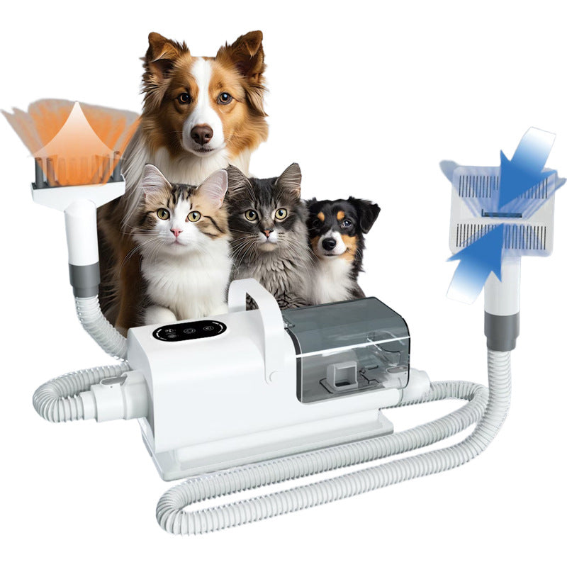 Multifunctional Pet Grooming Blower Suction Trimmer