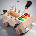 Wooden DIY Nut Car Assembly Educational Toy