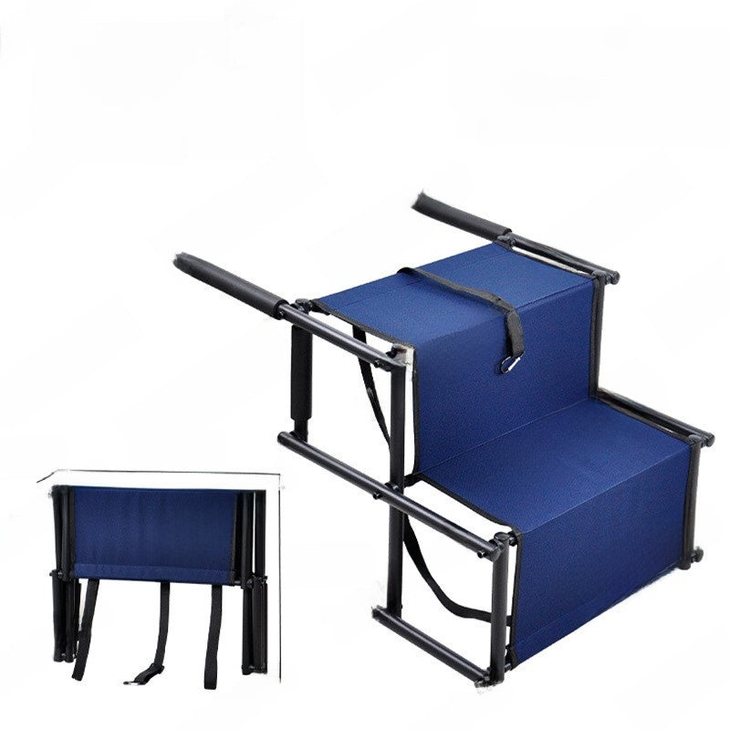 Outdoor folding storage vehicle