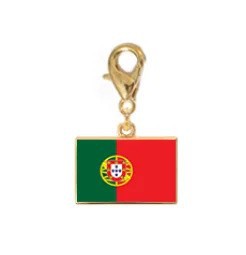 Stainless Steel National Flag Pendant Bracelet