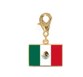 Stainless Steel National Flag Pendant Bracelet