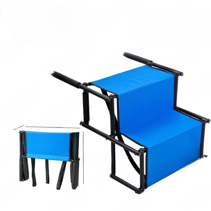 Outdoor folding storage vehicle