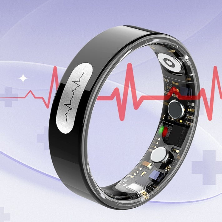 ECG Heart Rate Blood Oxygen Smart Health Ring
