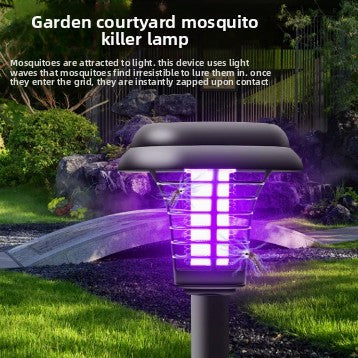 Lampada solare antizanzare per esterno da giardino