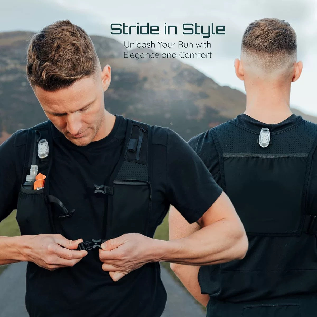 Zaino sportivo riflettente traspirante