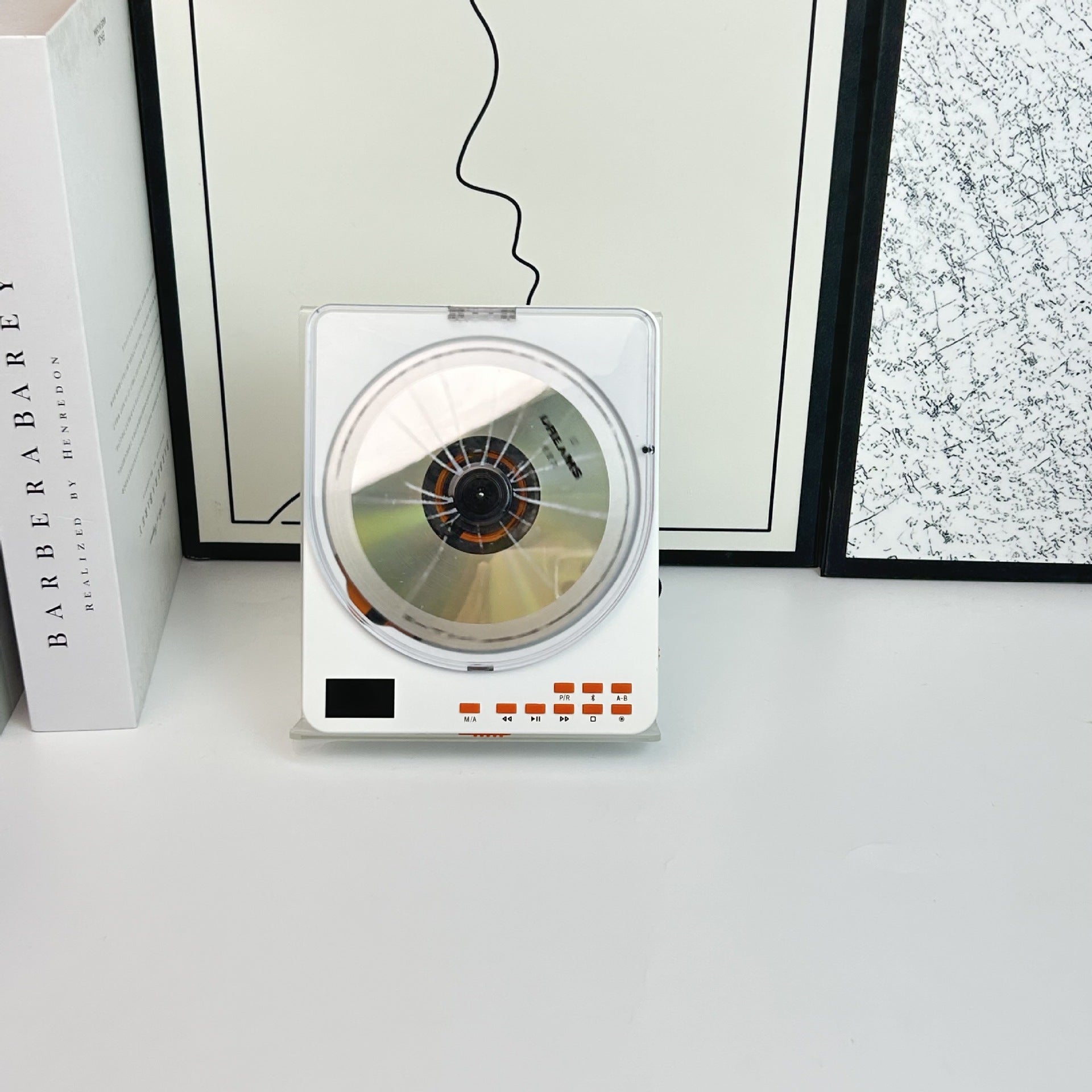 Lettore CD portatile con Bluetooth e supporto per schede TF