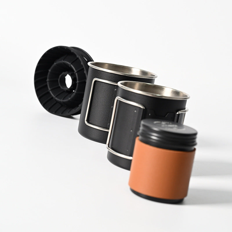 Outdoor camping coffee set