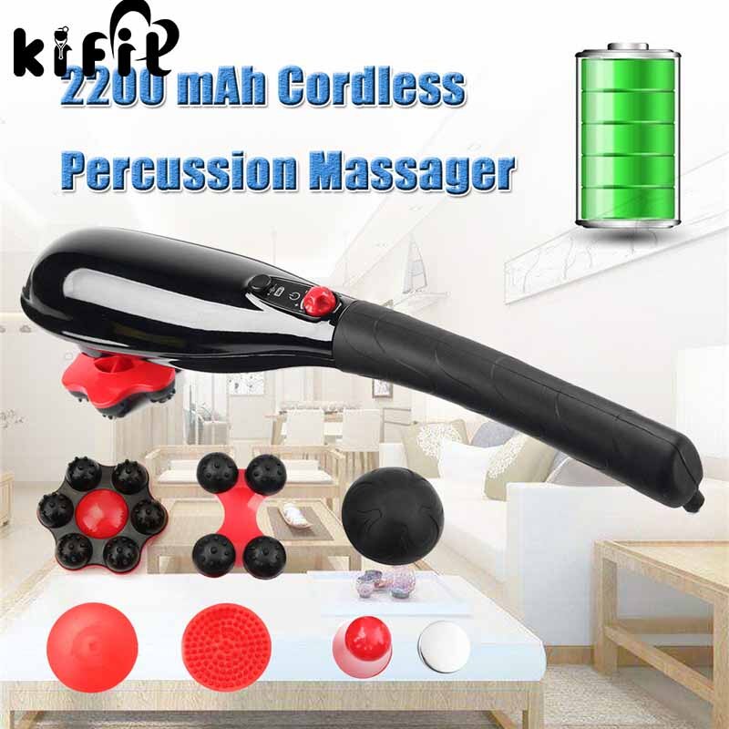 Portable Rechargeable Neck Massager with Hammer Function