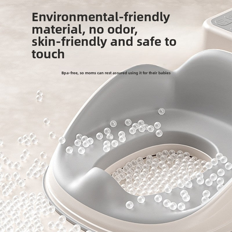 Children Plastic Toilet Training Ring with Splash Guard