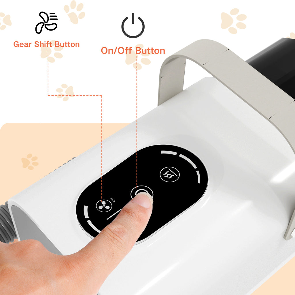 Multifunctional Pet Grooming Blower Suction Trimmer
