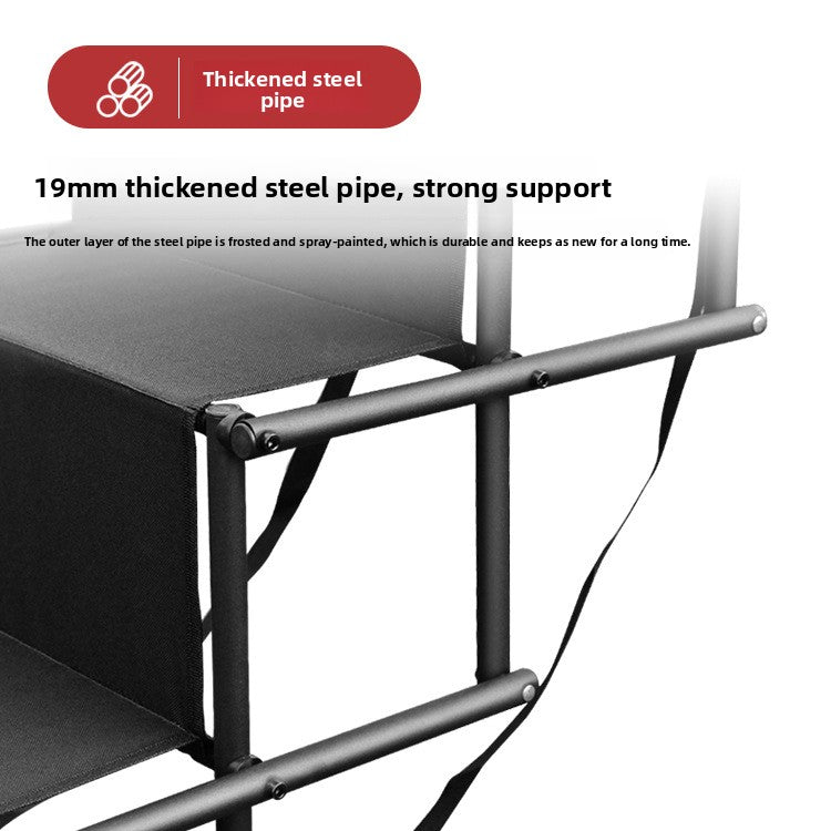 Outdoor folding storage vehicle
