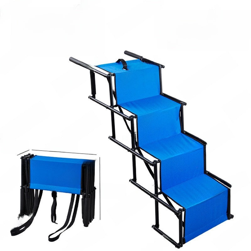 Outdoor folding storage vehicle