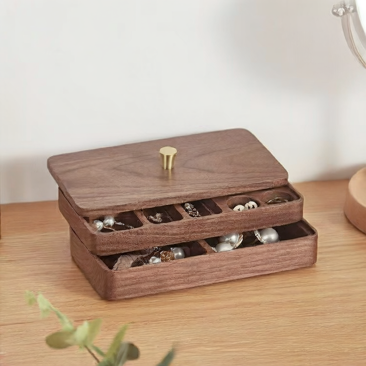 Wooden Jewelry Storage Box
