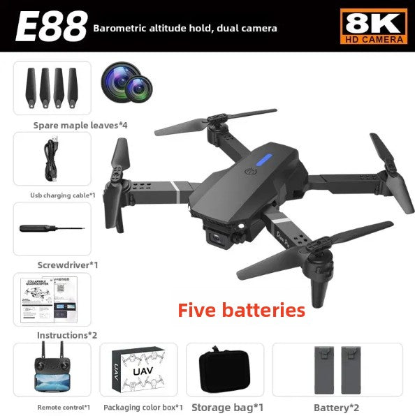 Dual-camera unmanned aerial vehicle