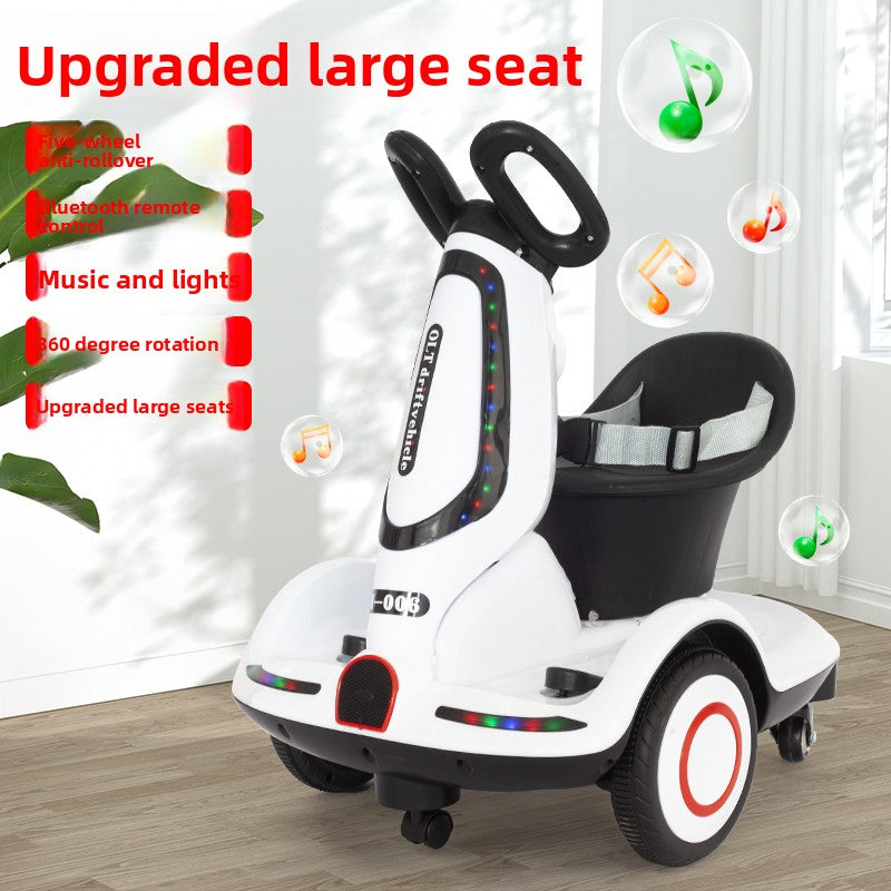 Children Electric Rotating Motorcycle with Remote Control